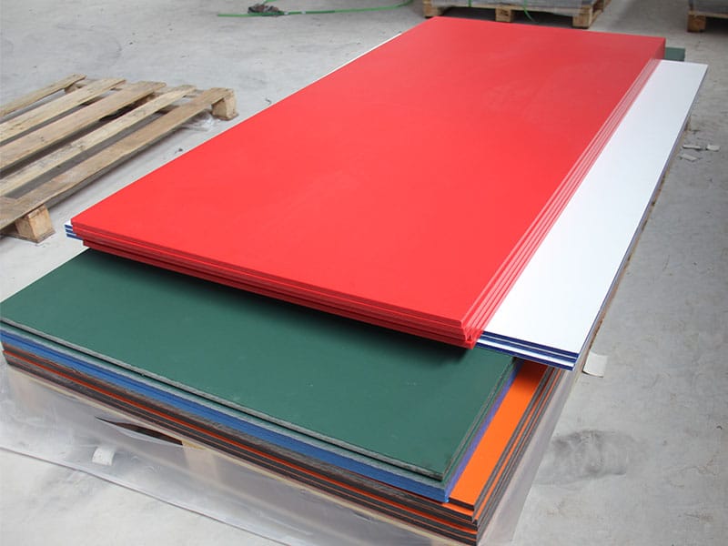 Red HDPE Playground Board