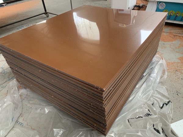 Brown HDPE Sheet