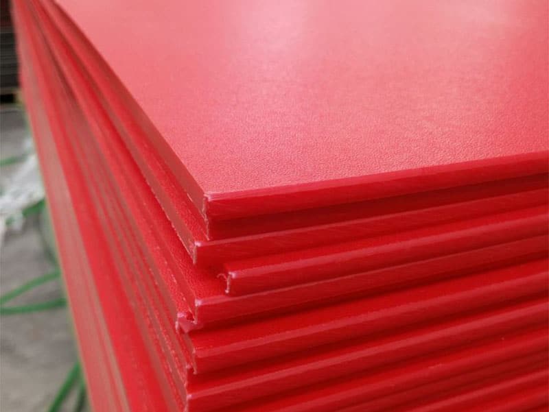 Red HDPE Playground Board