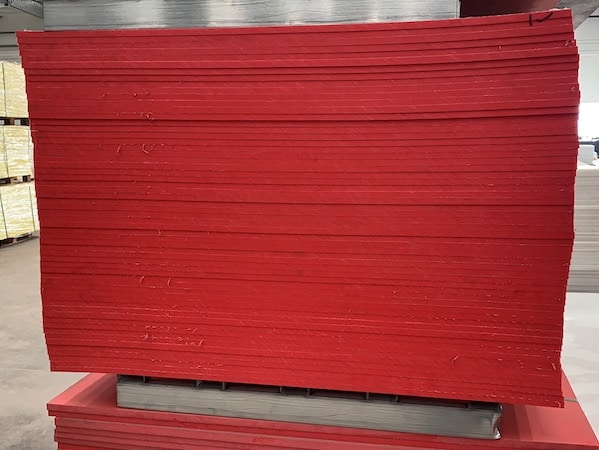 Red HDPE Sheet