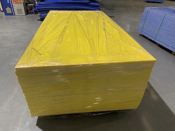 Yellow HDPE Sheet