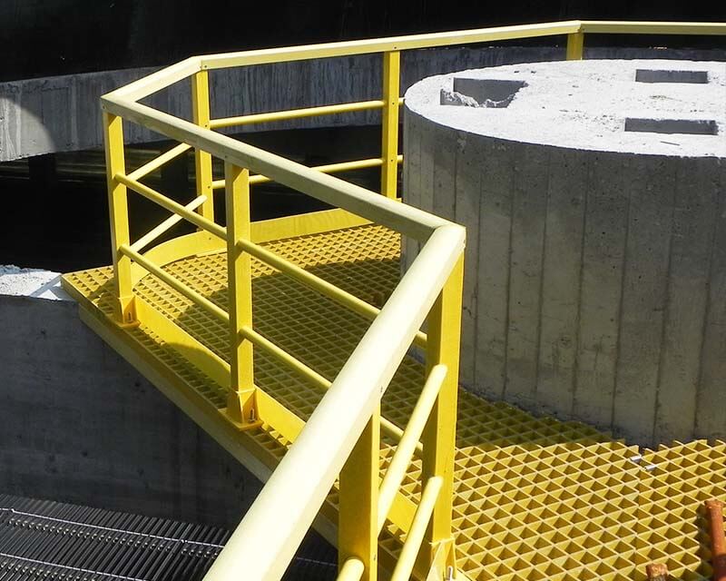 fiberglass handrail