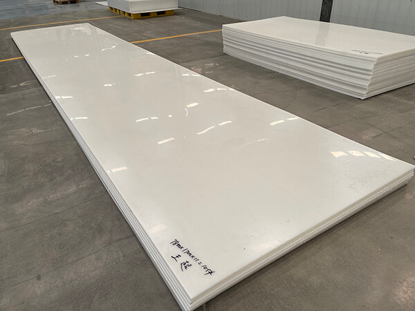 hdpe sheet in white color