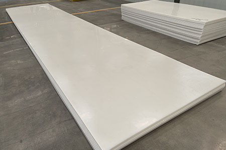 High-Impact White HDPE Sheets